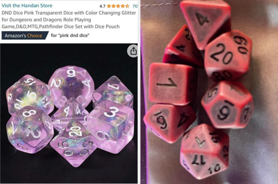 person got old, used dice