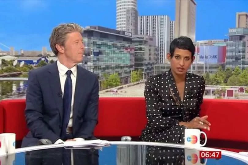 Charlie Stayt and Naga Munchetty BBC Breakfast