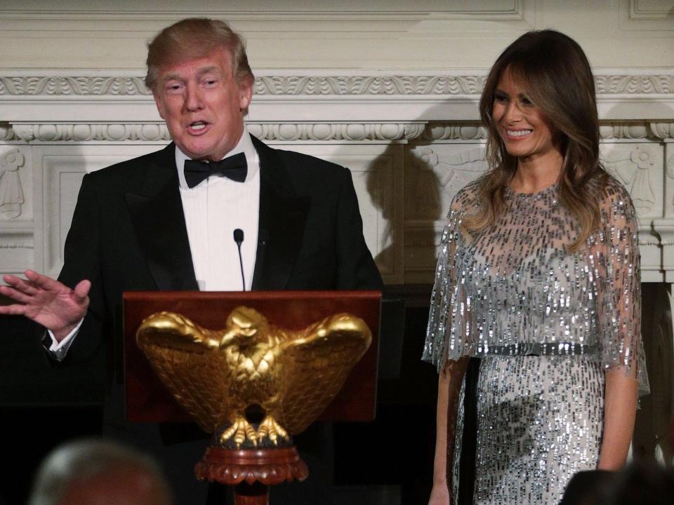 Melania Trump White House dinner