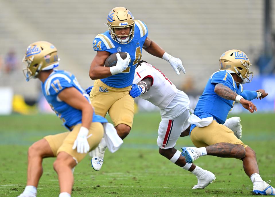 College football writers think that Zach Charbonnet and the UCLA Bruins will have few problems in their Pac-12 game against Colorado on Saturday.