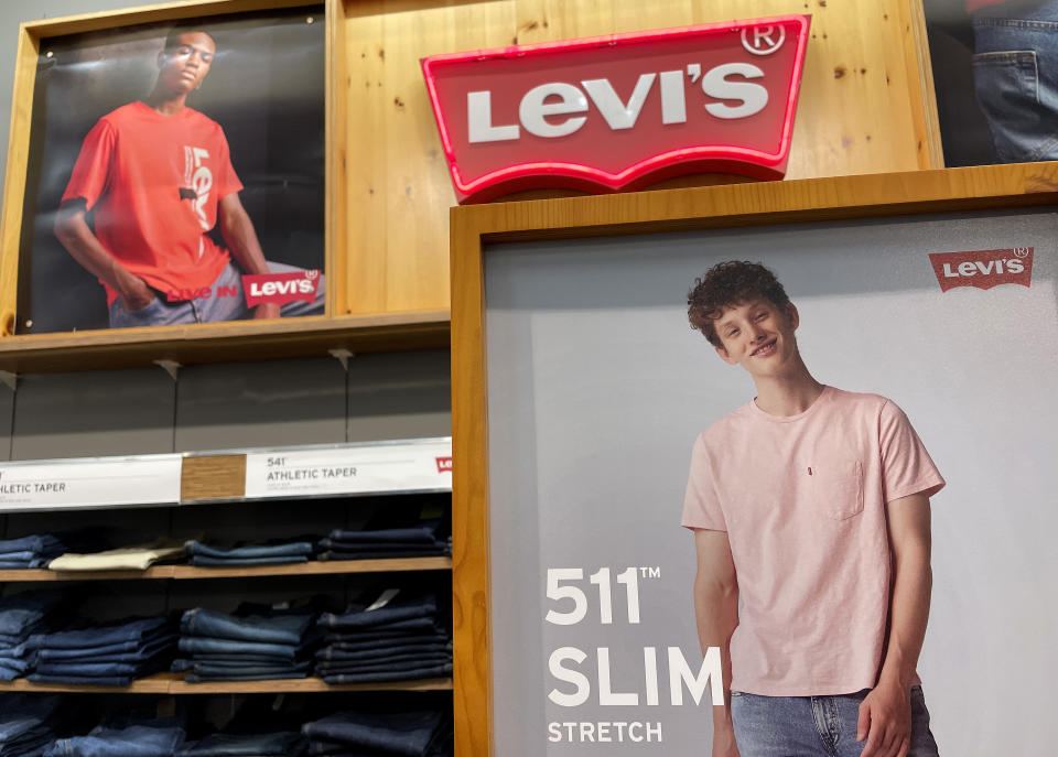 Levi's currently has approximately 2,300 stores worldwide, of which 244 are in the United States.  Last year he broke his own record for openings: 105. on April 06, 2023 in San Rafael, California.  (Justin Sullivan/Getty Images)