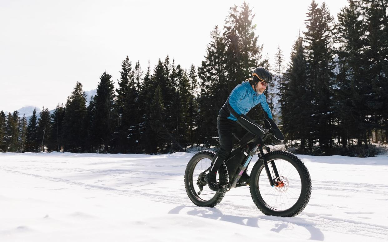 Fat bikes are built to withstand wintry conditions