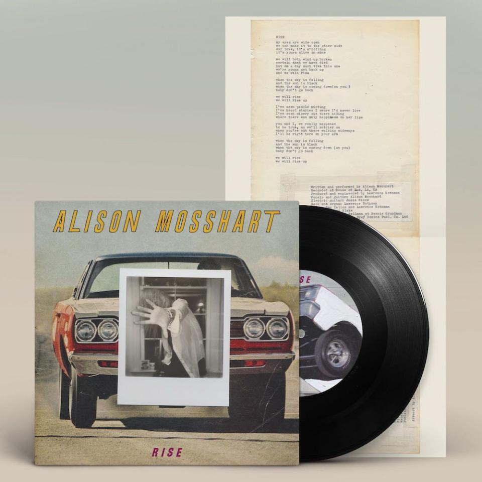 alison mosshart rise 7 inch artwork cover release details Alison Mosshart Unboxes Second Solo Single It Aint Water: Stream