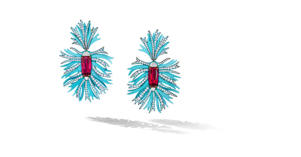 David Yurman - High Jewelry - DY Genesis Dianthus Earrings