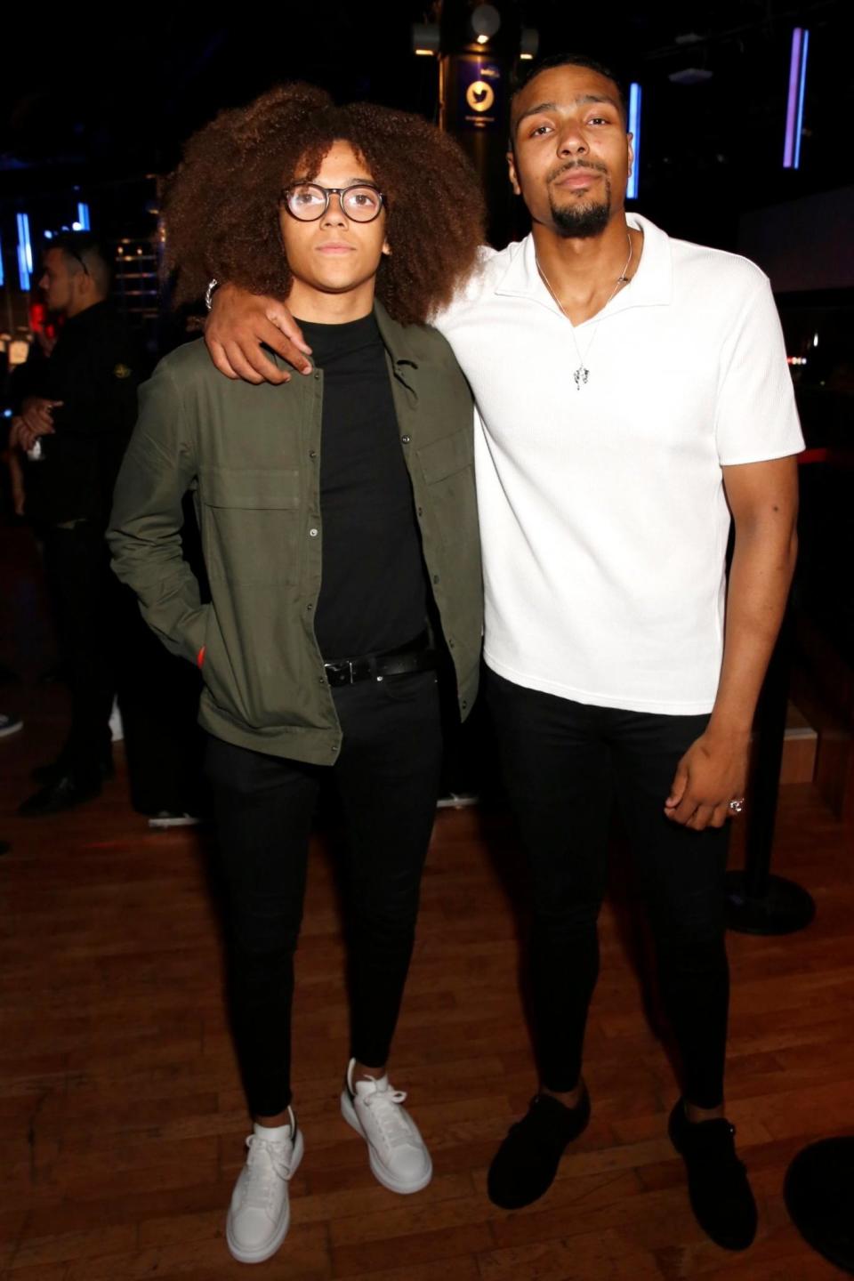 New romance: Perri Kiely (left) with his Diversity co-star (SplashNews.com)