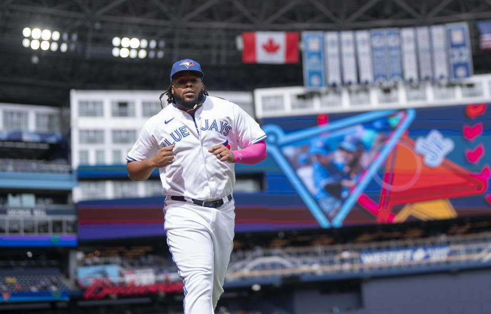 多倫多藍鳥Vladimir Guerrero Jr.。（Photo by Mark Blinch/Getty Images）