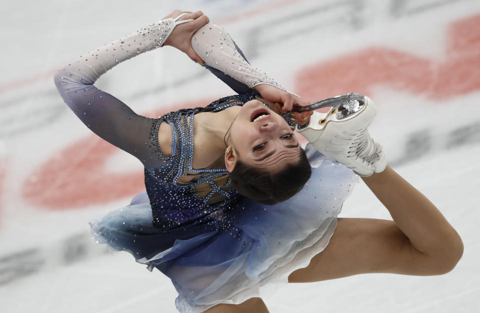 Russia intends to send two-time world figure skating champion Evgenia Medvedeva to PyeongChang. (AP)