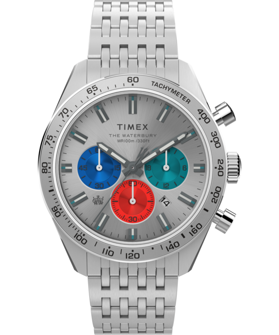 <p><a href="https://go.redirectingat.com?id=74968X1596630&url=https%3A%2F%2Ftimex.com%2Fproducts%2Fwaterbury-chronograph-41mm-stainless-steel-bracelet-watch-tw2v42400&sref=https%3A%2F%2Fwww.menshealth.com%2Fstyle%2Fg44705621%2Fbest-timex-watches%2F" rel="nofollow noopener" target="_blank" data-ylk="slk:Shop Now;elm:context_link;itc:0;sec:content-canvas" class="link ">Shop Now</a></p><p>Waterbury Chronograph 41mm Stainless Steel Bracelet Watch</p><p>$209.00</p><p>timex.com</p>