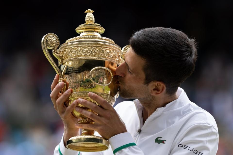 Novak Djokovic (Simon Bruty/AELTC Pool/PA) (PA Archive)