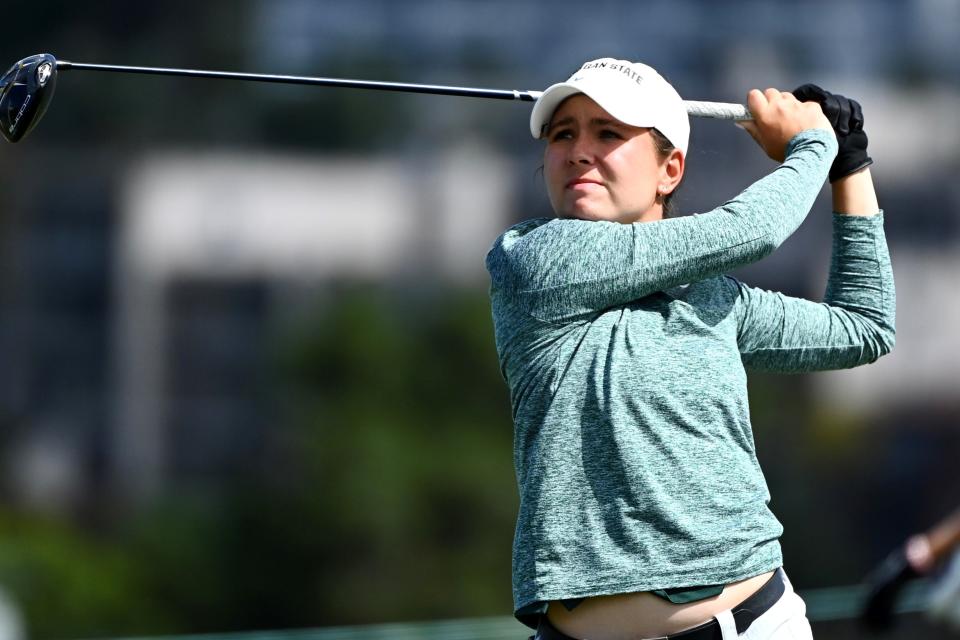 Michigan State senior golfer Leila Raines -- along with teammate Katie Lu -- advanced to the final round of individual play at the NCAA Championships in Carlsbad, California.