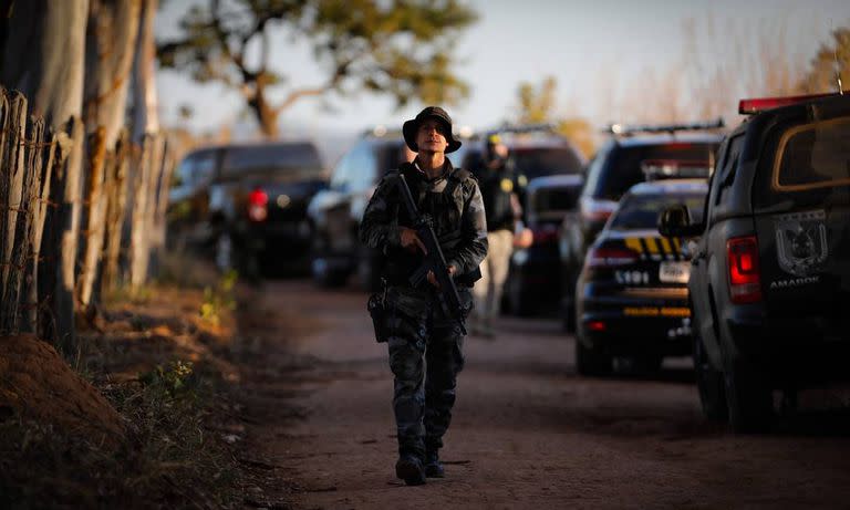 Efectivos movilizados en Goiás para capturar al asesino Lázaro Barbosa