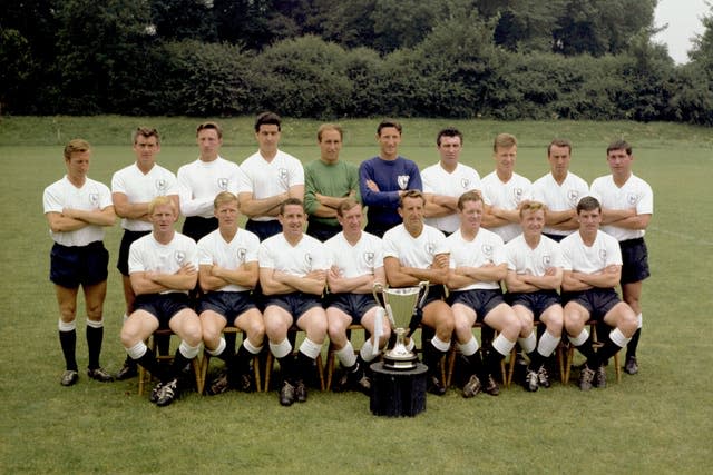 Squad of Tottenham 1963