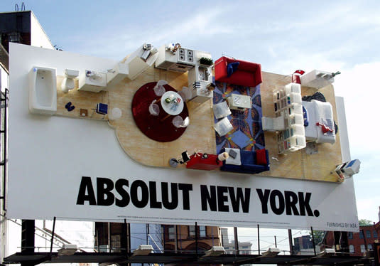 Billboard advertising: Absolut