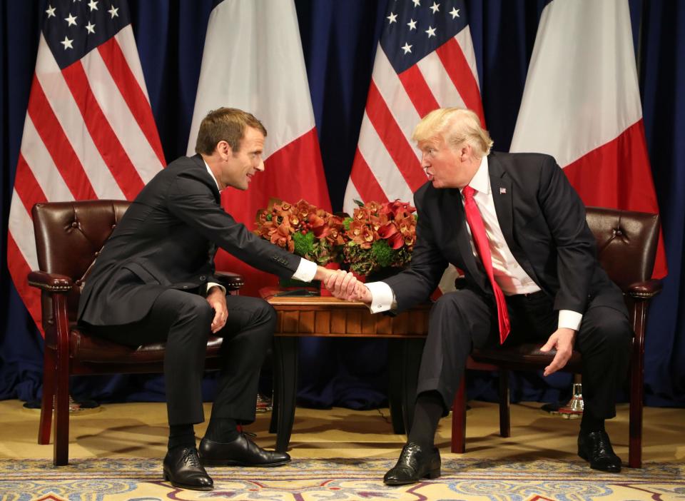 Donald Trump and Emmanuel Macron have fostered a relationship that Britain can only envy – but it might not last