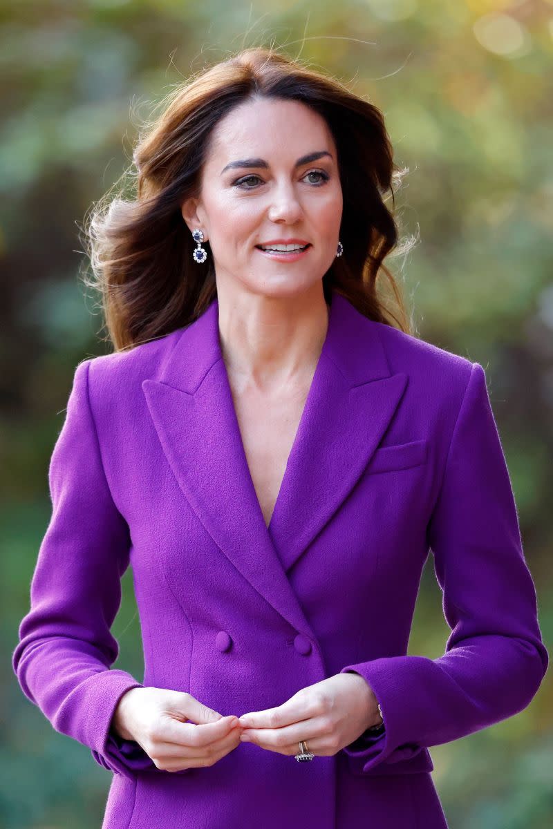 When she pushed fashion boundaries with a purple power suit