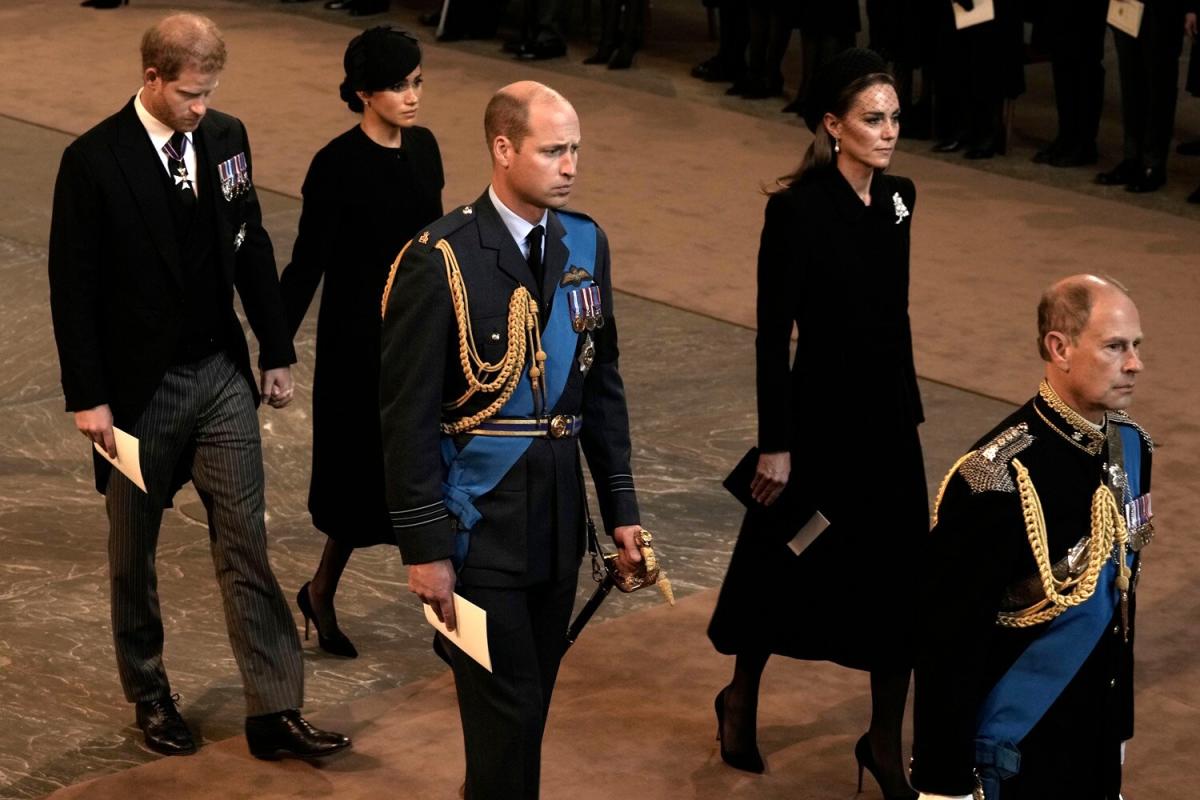 Meghan Markle Reunites with Her Niece & Nephew at the Queen's Funeral