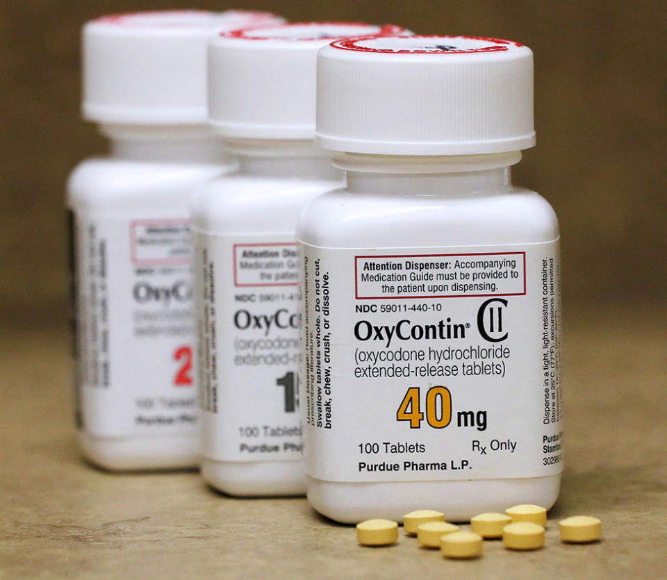 Frascos de OxyContin