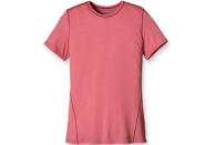 <div class="caption-credit"> Photo by: Rodale</div><b>Patagonia Women's Merino 1 Silkweight T-Shirt</b> ( $60, www.patagonia.com ) The lightest of Patagonia's Merino wool fabrics, Merino 1 Silkweight is made to keep you dry, cool, comfortable, and odor-free. Patagonia slow washes its Merino wool fabrics for softness and shrink resistance without the use of chlorine, then blends it with recycled polyester for durability and moisture transfer superior to that of 100% Merino. Perfect for hiking, this tee's seams are designed to lie smoothly beneath pack straps. <b> <a rel="nofollow noopener" href="http://www.prevention.com/health/healthy-living/7-eco-friendly-pet-products?cm_mmc=Yahoo_Blog-_-PVN_Shine-_-15%20Green%20Workout%20Looks-_-7%20Eco%20Friendly%20Pet%20Products" target="_blank" data-ylk="slk:7 Eco-Friendly Pet Products;elm:context_link;itc:0;sec:content-canvas" class="link ">7 Eco-Friendly Pet Products</a></b>