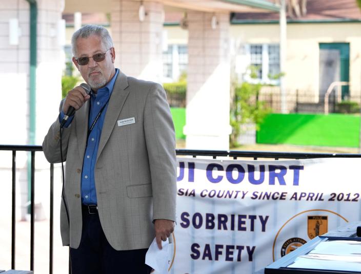 Judge Wesley Heidt celebrates Volusia County DUI Court&#39;s 10-year anniversary, Wednesday, April 27, 2022.