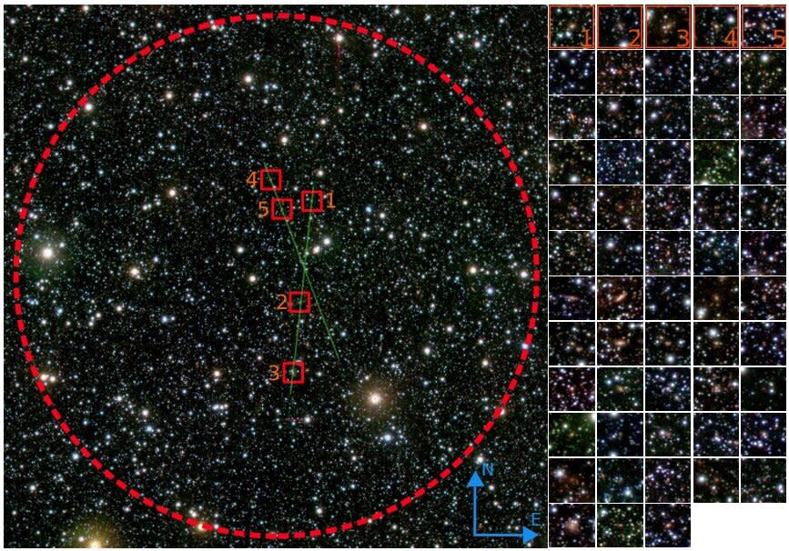 The structure could include more than 50 galaxies (aRxiv) 