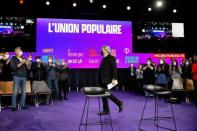 <p>Pendant le meeting de Jean-Luc Mélenchon à la Défense, le 5 décembre 2021.</p>