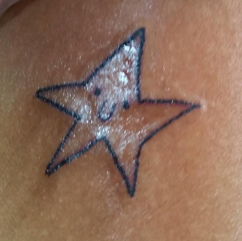 <p>Or this freehand star. </p>