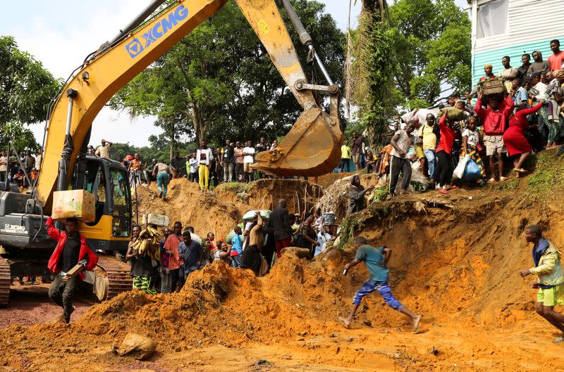 Aftermath of floods in Congo