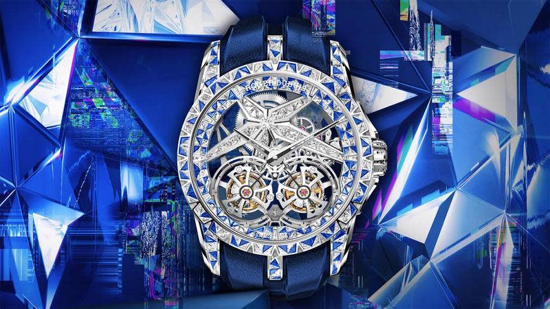 今年ROGER DUBUIS在上海Watches & Wonders發表的Excalibur Superbia，以超狂的鑲嵌法成為此次錶展的話題新錶。 