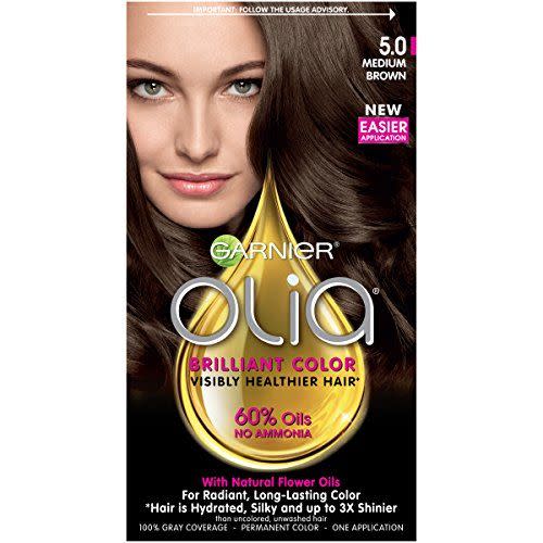 7) Olia Oil Powered Permanent Hair Color