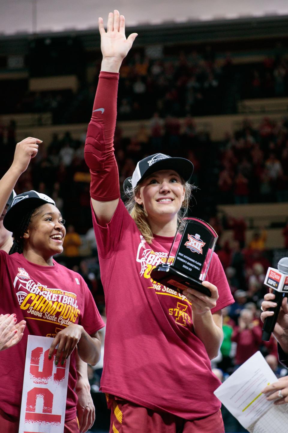 Ashley Joens won the Cheryl Miller Award for the third-straight time.