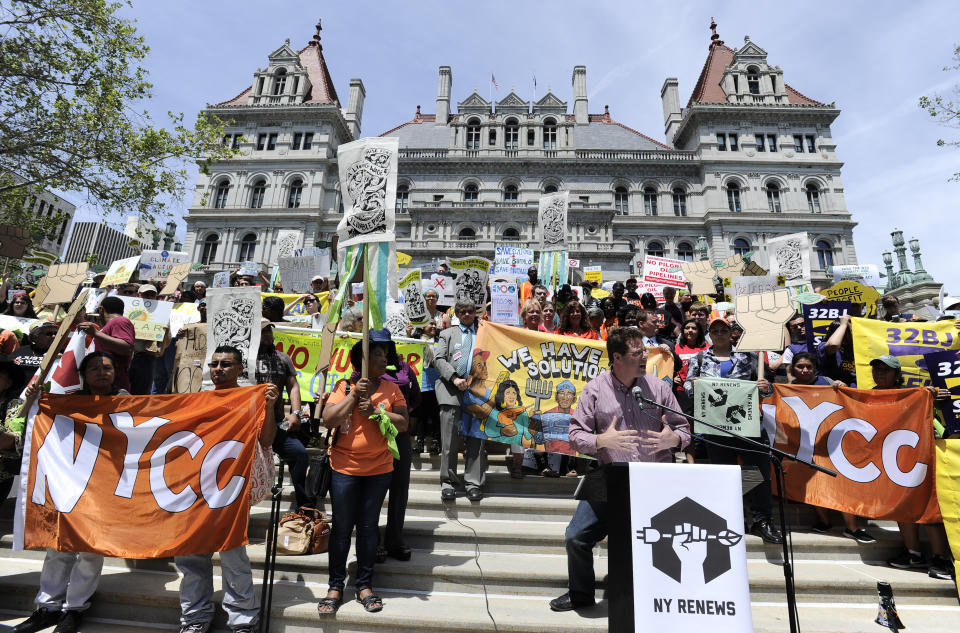 Protests urging the passage of the CCPA three years ago.&nbsp; (Photo: ASSOCIATED PRESS)