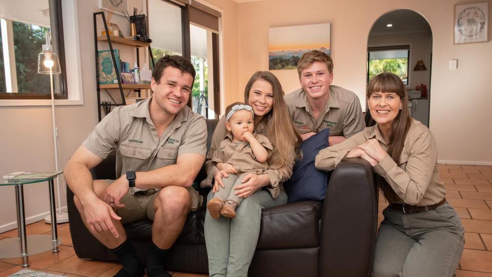 Bindi Irwin and daughter Grace, Robert Irwin and mom Terri