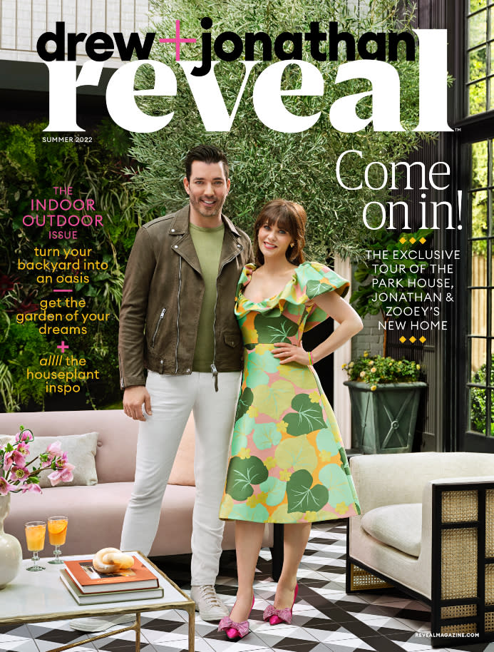 Jonathan Scott, Zooey Deschanel - Credit: TREVOR TONDRO/DREW + JONATHAN REVEAL.