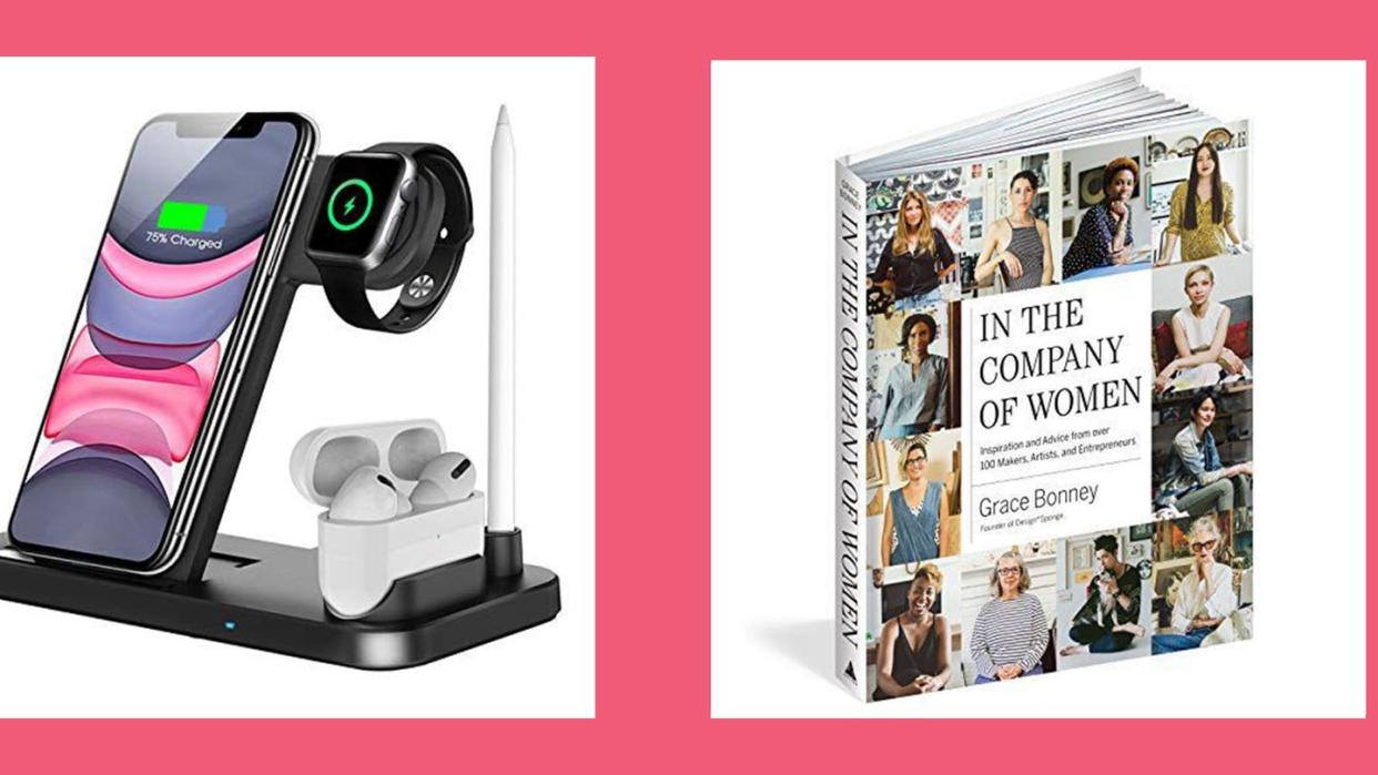 best gifts for boss  wireless charging station and in the company of women book