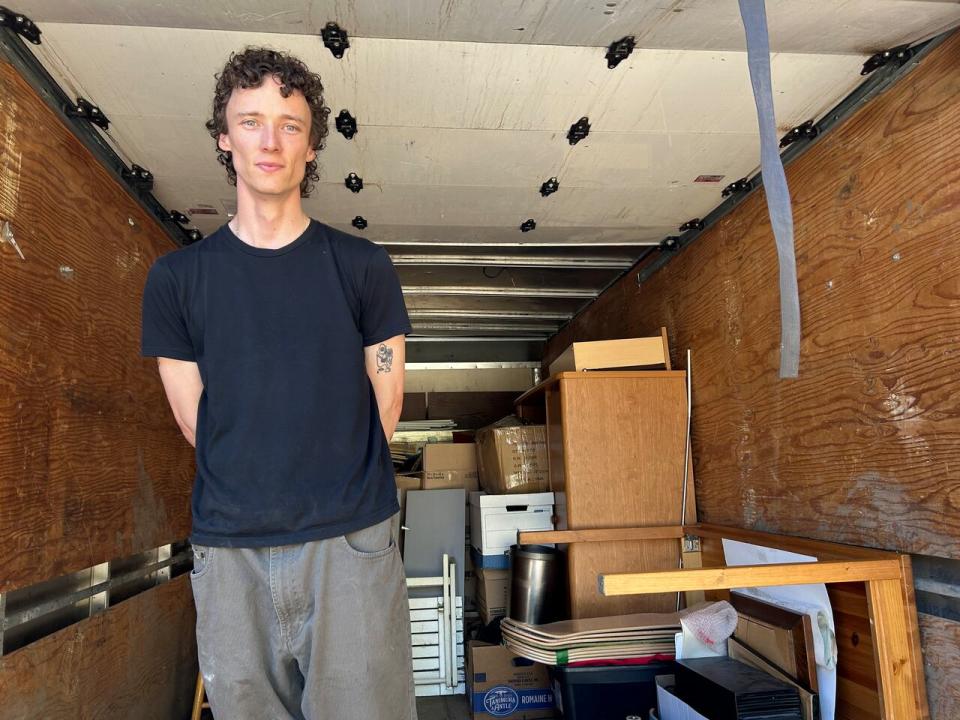 Frederick Walsh, a graphic design student at Université du Québec à Montréal (UQAM), is leaving Ville-Marie to take over a room in his friend's apartment in Rosemont.