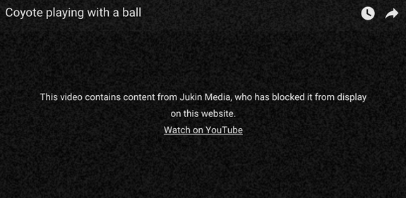 What you see when Jukin blocks an embedded video.