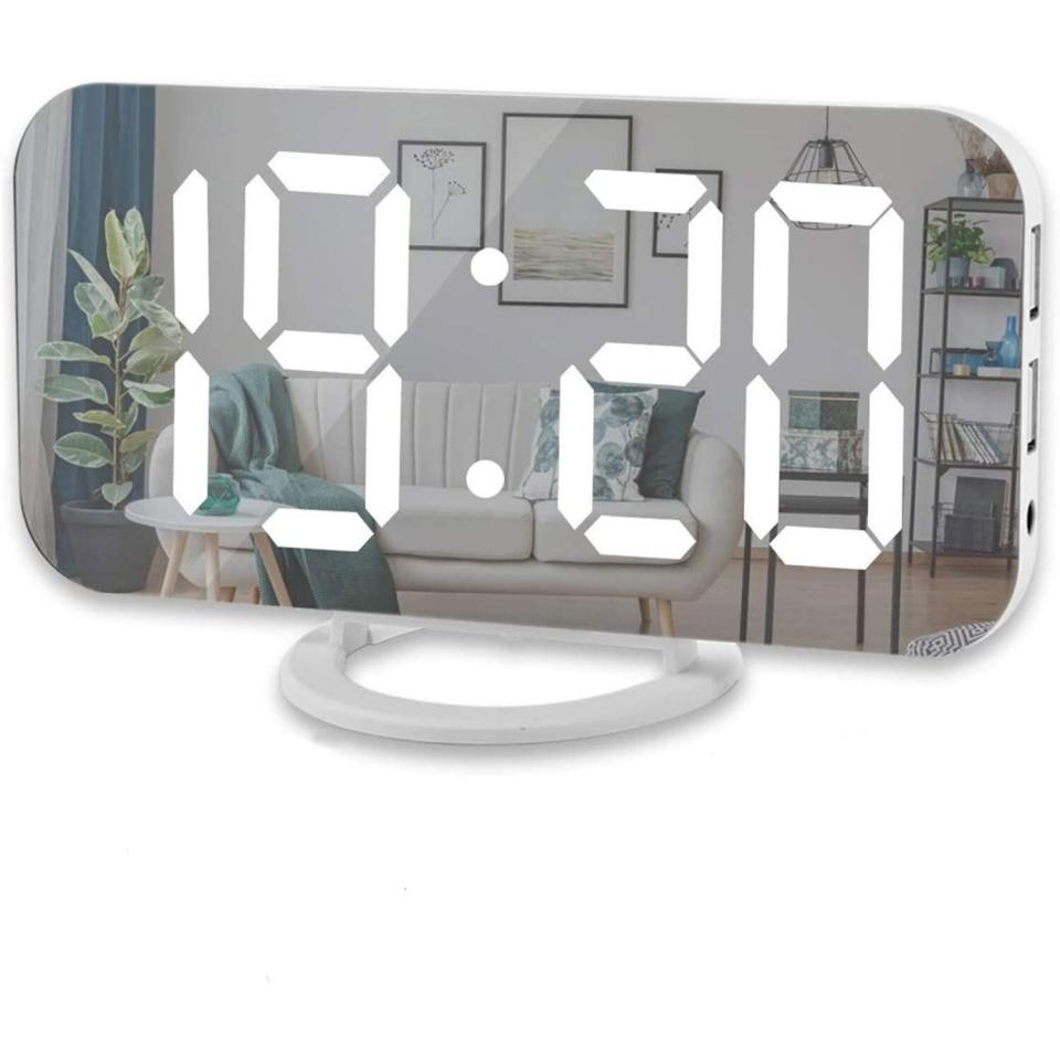 digital alarm clock large led