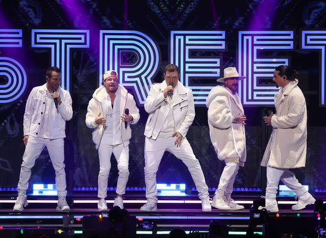 The Backstreet Boys perform at iHeartRadio Jingle Ball 2022 in New York City.
