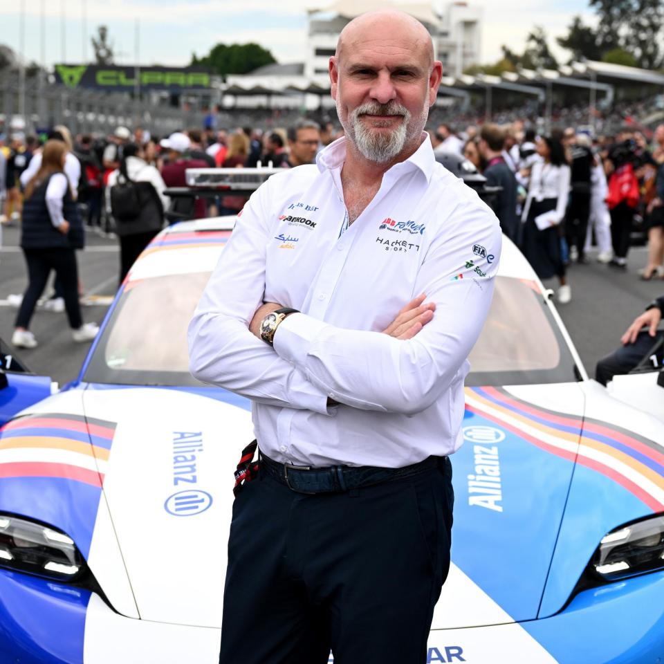 <span>Jeff Dodds at the Mexico City ePrix earlier this year.</span><span>Photograph: Sam Bagnall/LAT Images</span>