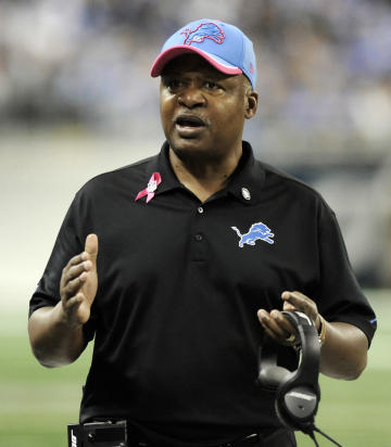 Jim Caldwell's Lions lead the NFC North by one game. (AP)