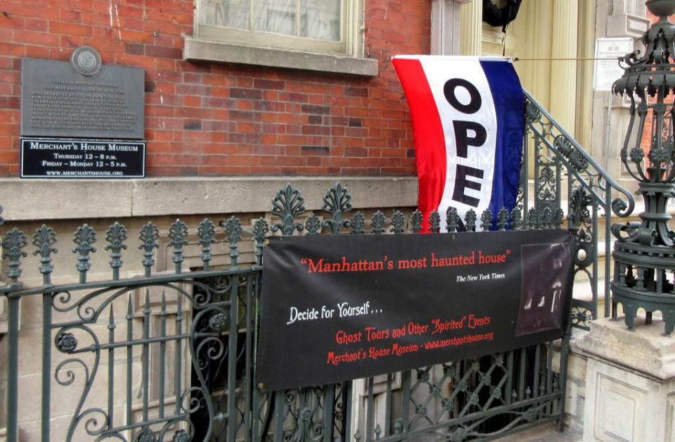 美國紐約州的「商人之家博物館」是建於19世紀的建築，曾標榜是「曼哈頓最會鬧鬼的房子」。美聯社