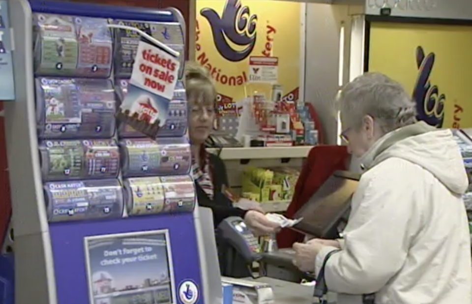 The store where the 56-year-old bought her winning ticket. Source: BBC