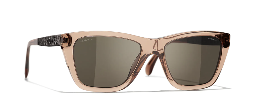 Chanel's rectangle sunglasses, $680