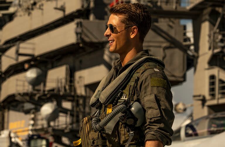 En Top Gun: Maverick (2022), la película que lo colocó en el radar de Hollywood.