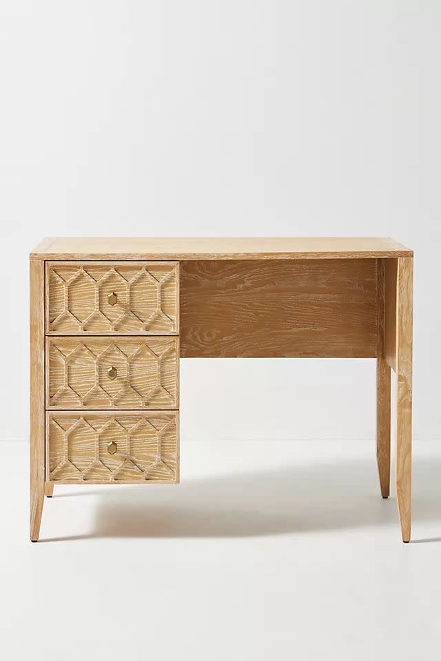 <p><a href="https://go.redirectingat.com?id=74968X1596630&url=https%3A%2F%2Fwww.anthropologie.com%2Fanthroliving%2Fshop%2Ftextured-trellis-desk2%3Fcategory%3Dcollection-sale-furniture%26color%3D016%26type%3DSTANDARD%26size%3DOne%2BSize%26quantity%3D1&sref=https%3A%2F%2Fwww.goodhousekeeping.com%2Flife%2Fmoney%2Fg44576433%2Flabor-day-home-furniture-sales-2023%2F" rel="nofollow noopener" target="_blank" data-ylk="slk:Shop Now;elm:context_link;itc:0;sec:content-canvas" class="link rapid-noclick-resp">Shop Now</a></p><p>Anthropologie</p><p>$399.95</p>