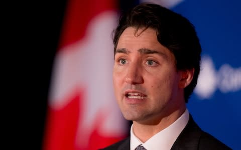 Justin Trudeau promised a new approach on cannabis, one that would remove the criminal element from the drug - Credit: AP