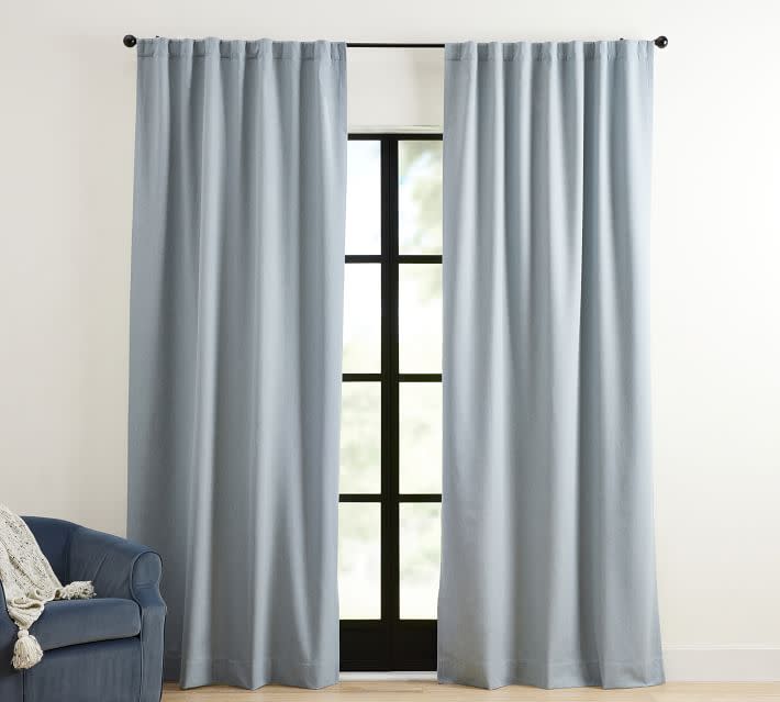 <p><a href="https://go.redirectingat.com?id=74968X1596630&url=https%3A%2F%2Fwww.potterybarn.com%2Fproducts%2Fpeace-quiet-noise-reducing-curtain-chambray&sref=https%3A%2F%2Fwww.housebeautiful.com%2Fshopping%2Fhome-accessories%2Fg39540421%2Fbest-blackout-curtains%2F" rel="nofollow noopener" target="_blank" data-ylk="slk:Shop Now;elm:context_link;itc:0;sec:content-canvas" class="link ">Shop Now</a></p><p>Peace & Quiet Blackout Curtains</p><p>potterybarn.com</p><p>$109.00</p><span class="copyright">Pottery Barn</span>
