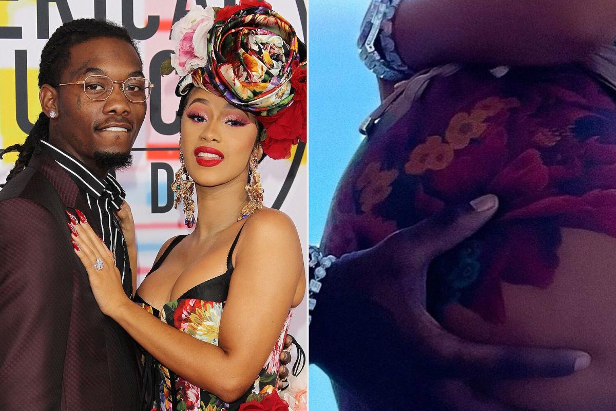 Cardi B Fans Hilariously Mistake Her Butt Cheek For a Pregnant Belly  Sexy Mission Fail