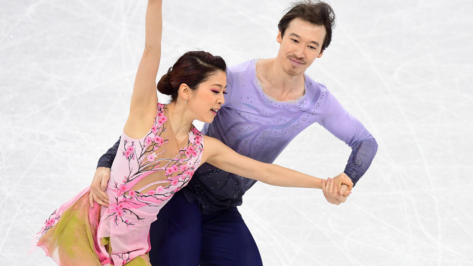 Kana Muramoto and Chris Reed, pictured here at the Pyeongchang 2018 Winter Olympic Games.