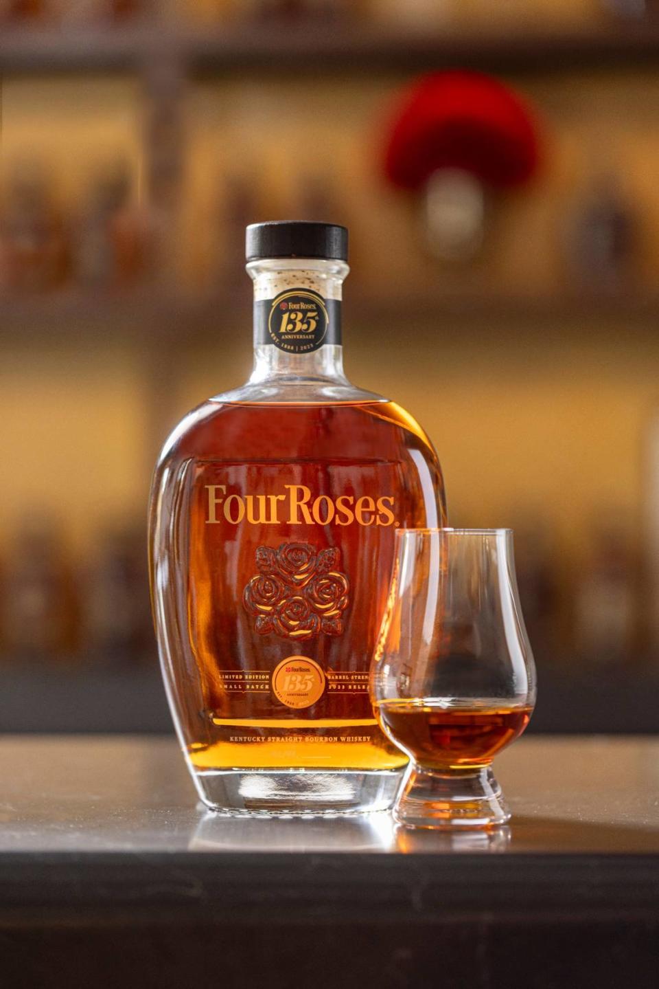 Four Roses is releasing its 135th Anniversary Limited Edition Small Batch on Sept. 15. You can apply online for a lottery to purchase at the Kentucky distillery’s gift shop in Lawrenceburg. It will be available to buy in other states later.